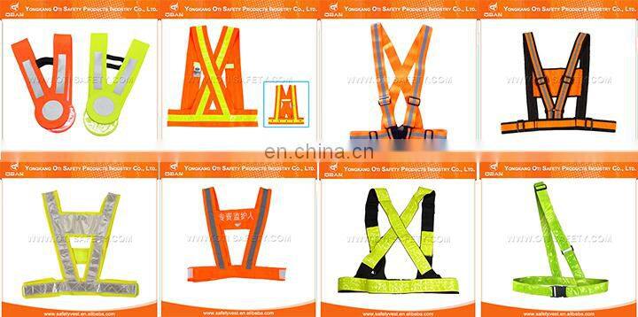 High visibility waist belt reflective industrial safety belt