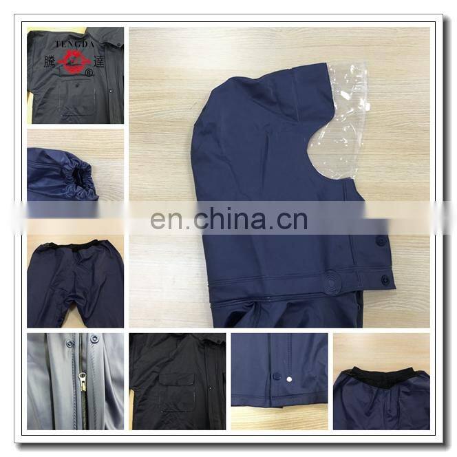 jas hujan motor europe original full rubber raincoat in black