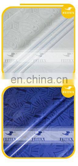 Cheap Polyester Africa Damask Silk Dress Fabric