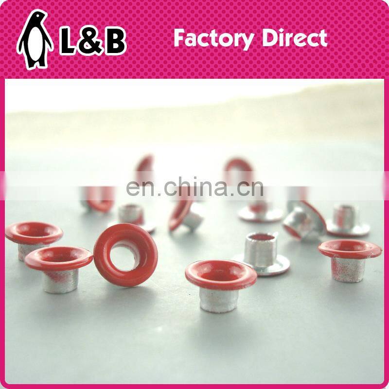 wholesale aluminum eyelet grommet colored metal shoe eyelet