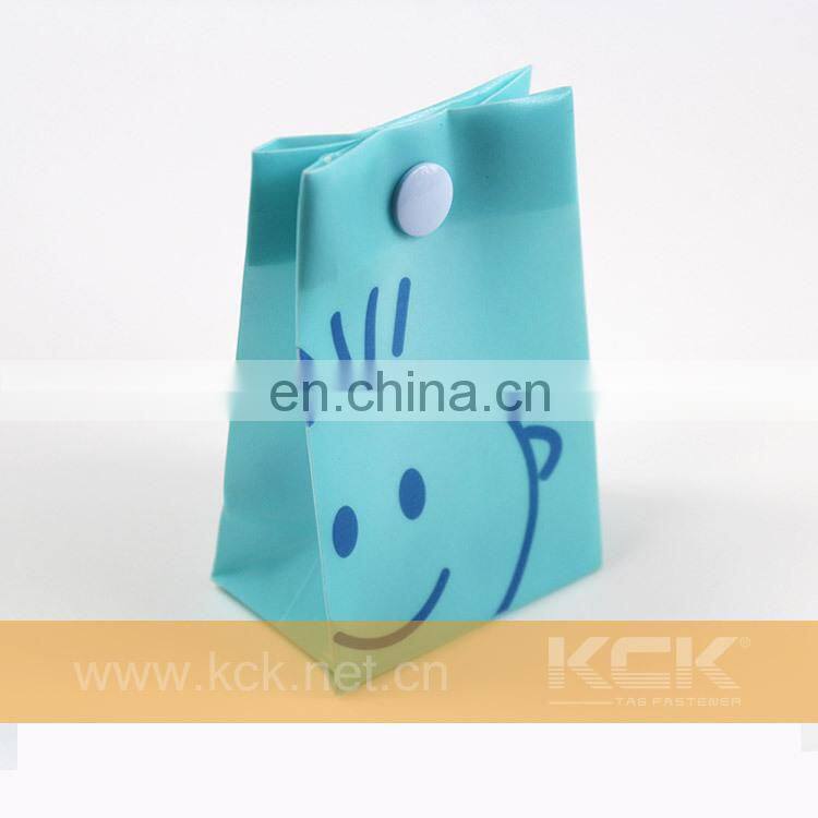 Colour PVC cosmetic Bag for gift Stand packing bag