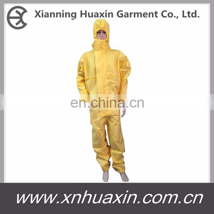 Chemical Taped Coverall with Dual Zip System