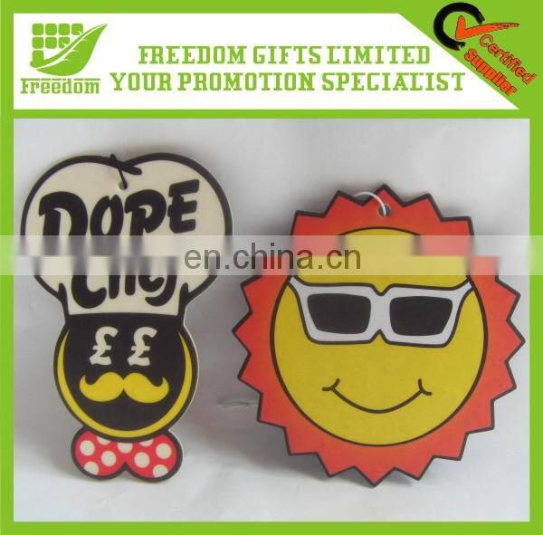Best Selling Cheap Logo Printed Customized Air Car Fresheners