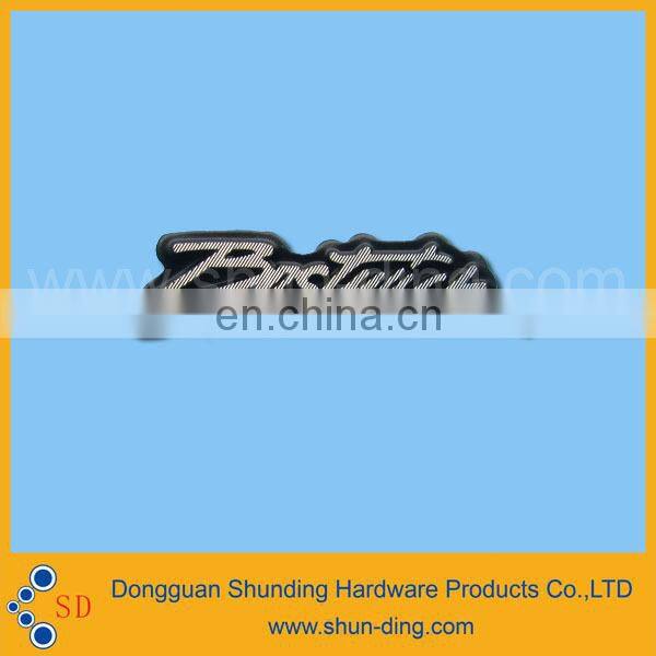 Famous Custom Metallic Golden Logo Nameplate
