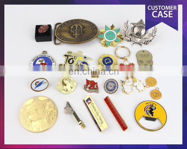 High quality die casting sport medallion quality stainless steel belt buckles