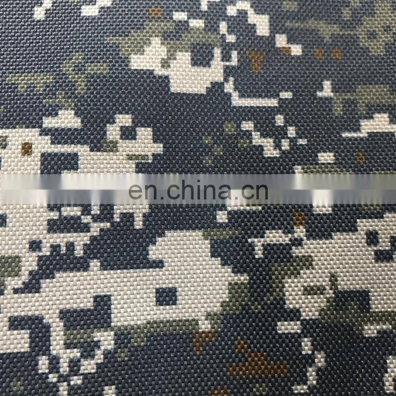 600D 300D military camouflage ripstop Oxford fabric waterproof textile flame retardant printed fabric for bag tent garment