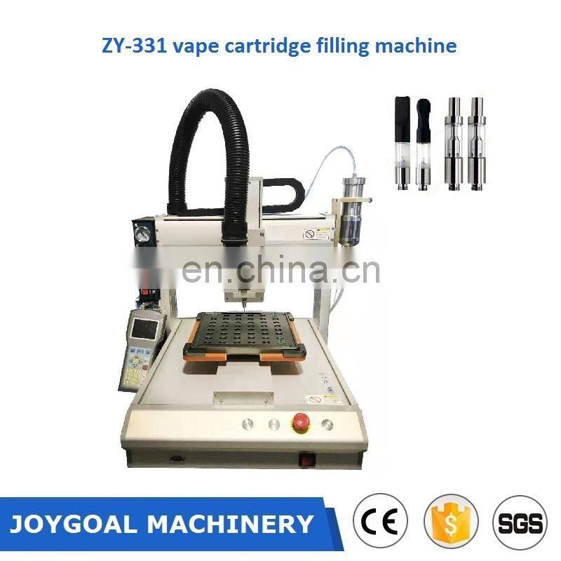Shanghai Joygoal cartridge filling machine vape cartridge filling machine top filling for thick oil