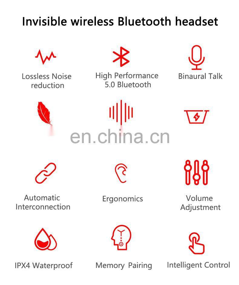 Bluetooth Earphone Sport Headset For Mobile Phone Headphone Version 5.0 High Quality a7S Tws Earphone Wireless Bluetooth