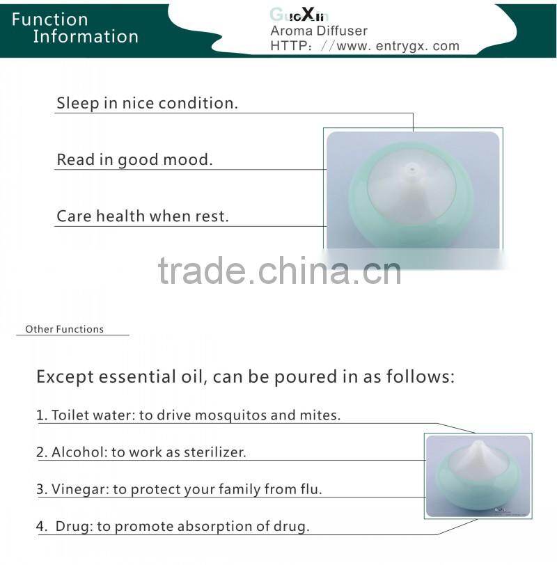 02k aqua blue 2014 Fashion home decor air purifier made in china