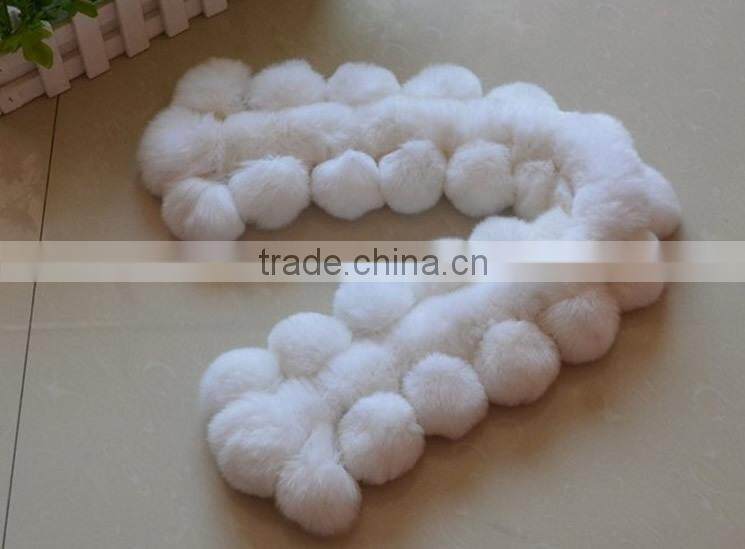 rex rabbit fur scarves