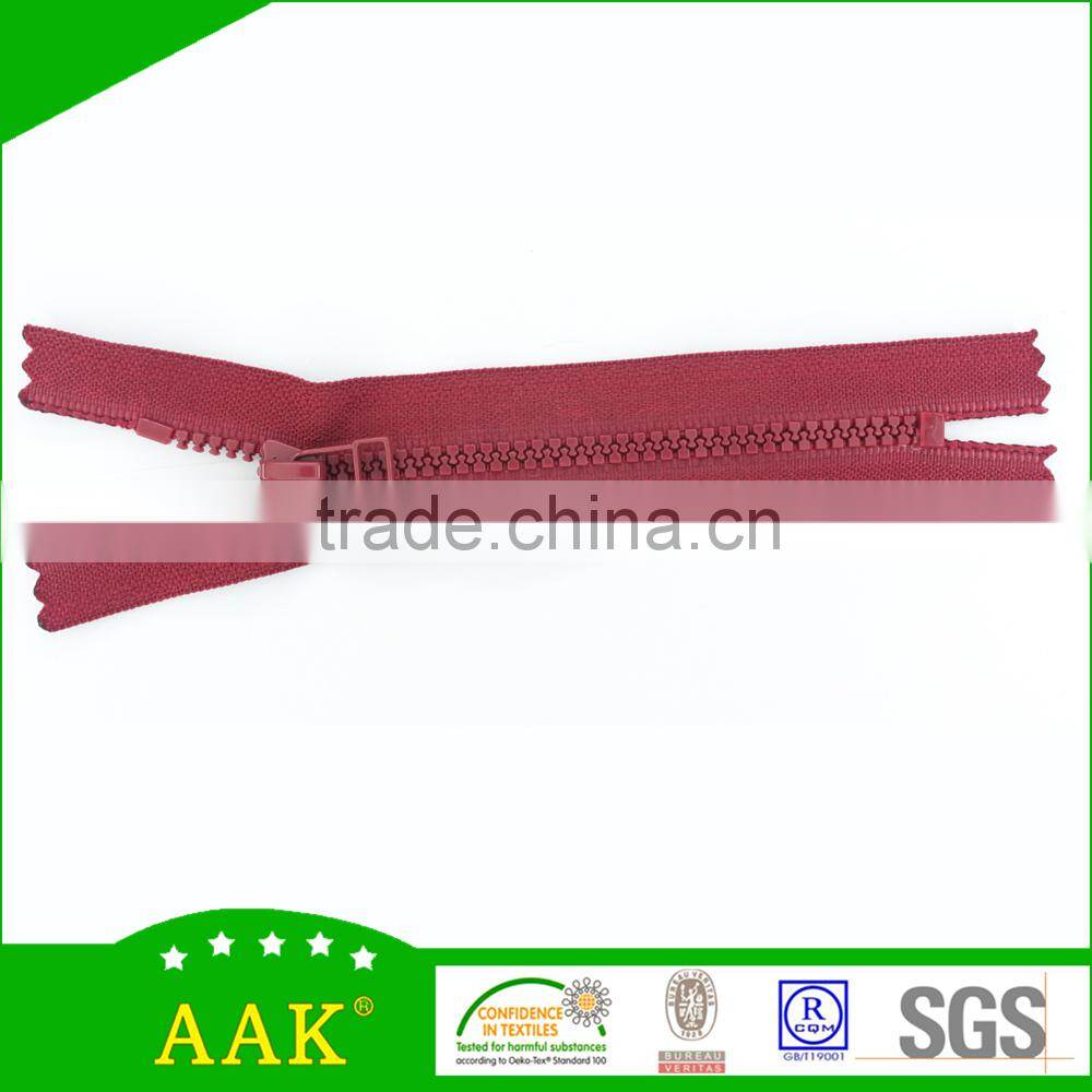 Backpacks & dress designs 3# delrin close end zippers with puller A3D011