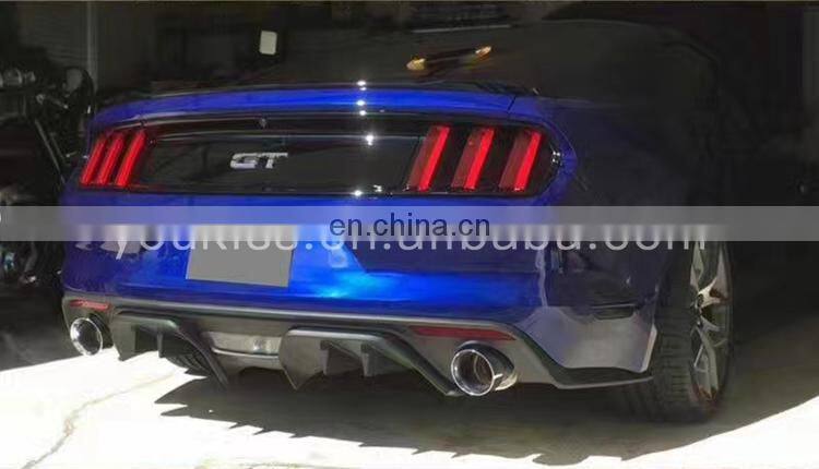 RTR style rear diffuser for ford mustang