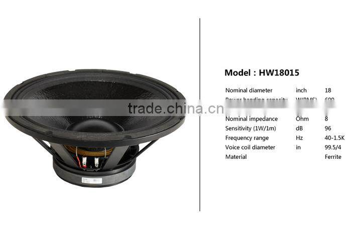 LS1200 Trade assurance, single 18 inch outdoor passive subwoofer