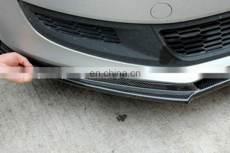 R Style Car Carbon Front Bumper Lip Spoiler for VW POLO 6 2011