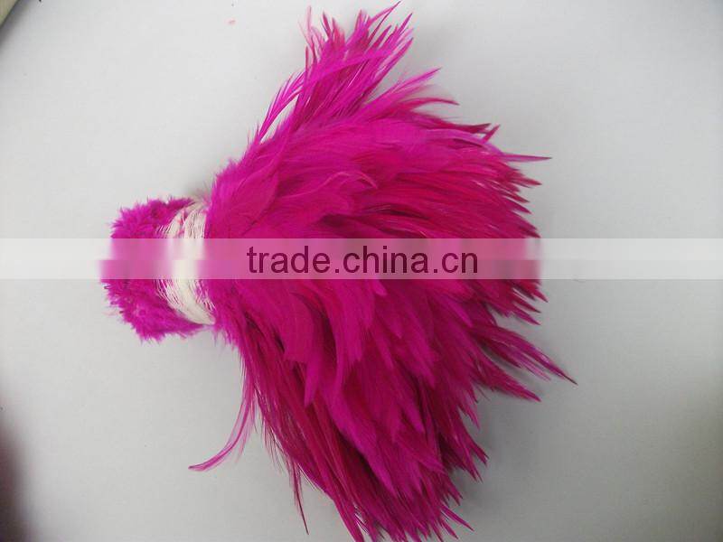 Colorful Design Dyed Rooster Feather Cheap