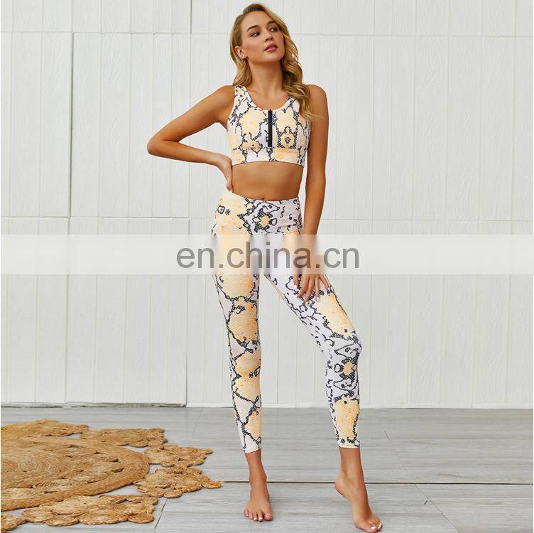 High quality wholesale yoga set fitness outfit women sets yoga set clothes active wear sexy sport fitness clothing