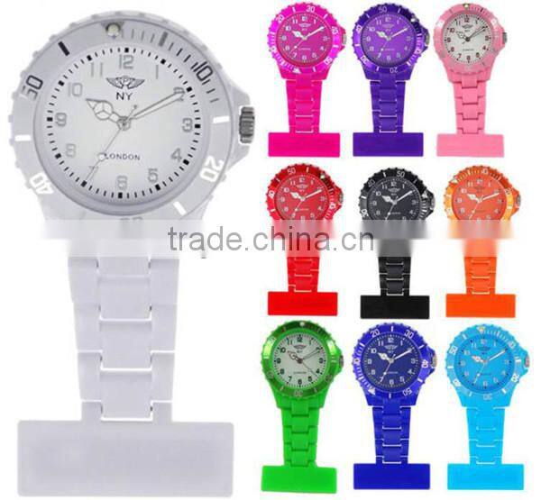 Unique clip watch nurse watch mix colors