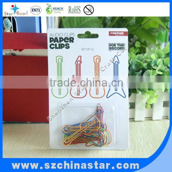 European loving gifts metallic colored paper clip