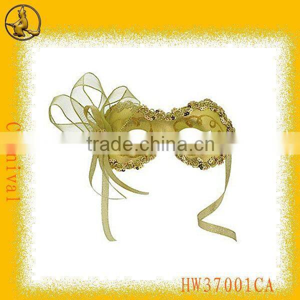 Fancy Half Face Gold Mask Masquerade Mask