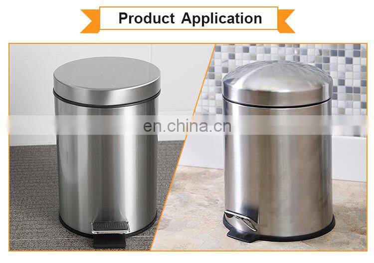 High Quality Function Stainless Steel Foot Pedal Dustbin