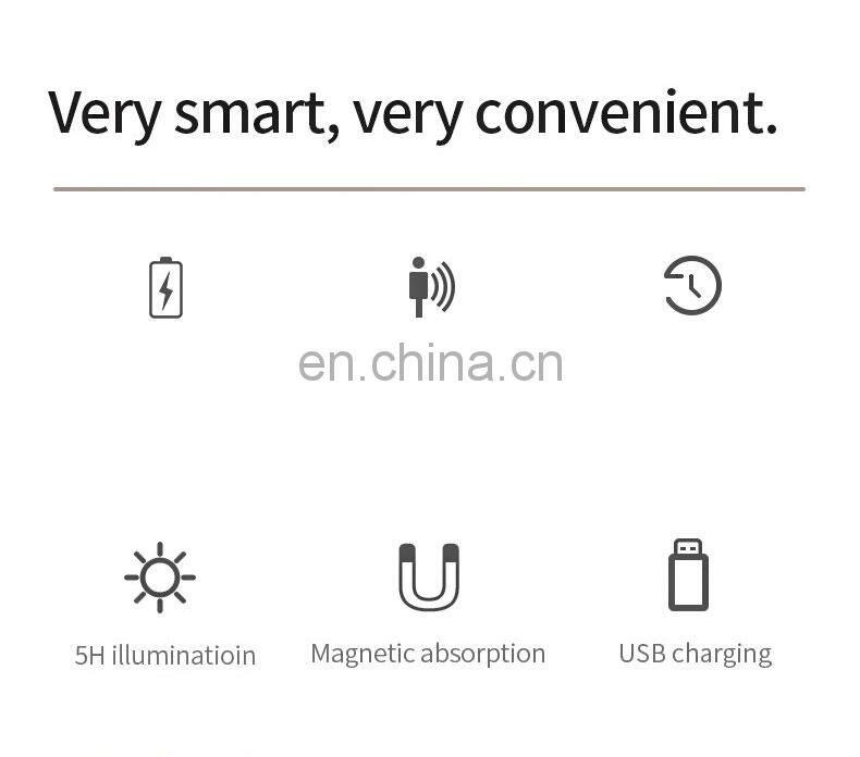 Led Under Cabinet Light With PIR Motion Sensor Auto Usb Infrared Wardrobe Sensor Ceiling Wall Light For Kitchen Stair