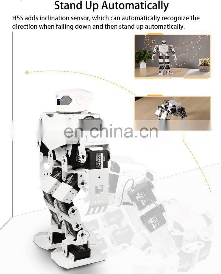 Assembled RoboSoul H5S 16 DOF Humanoid Robot Programmable Robot Education Dancing Robot