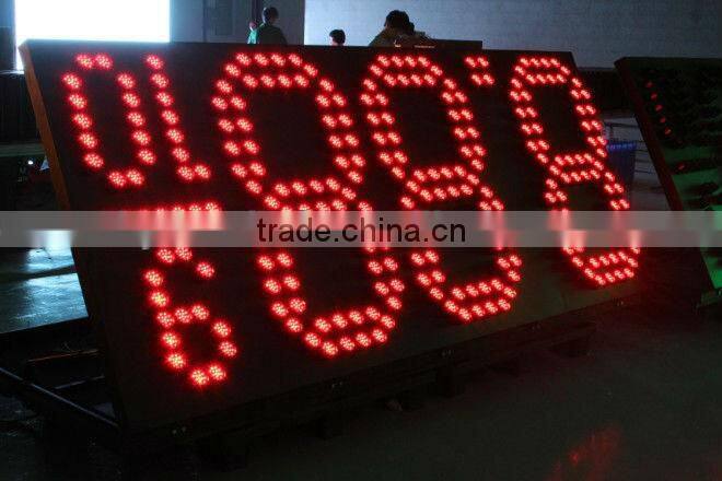 New Porducts 42 inch high brightness gas station no-7 segment LED gas price display board