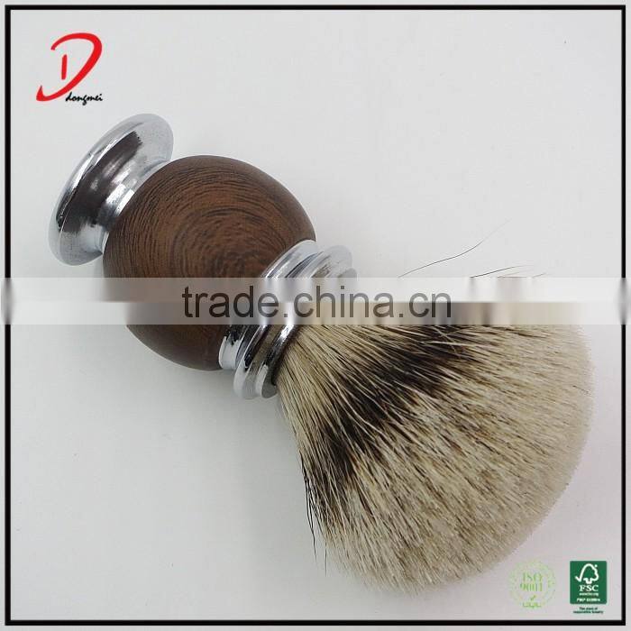 high quality metal shaving brush,silvertip badger hair knot shaving brush