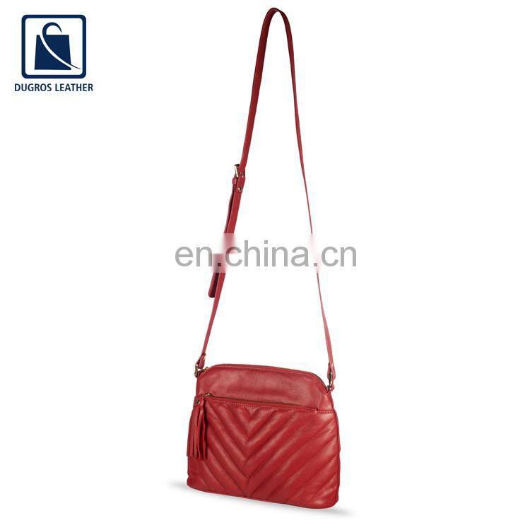 Genuine Quality Best Selling Light Weight Leather Sling Bag for Women