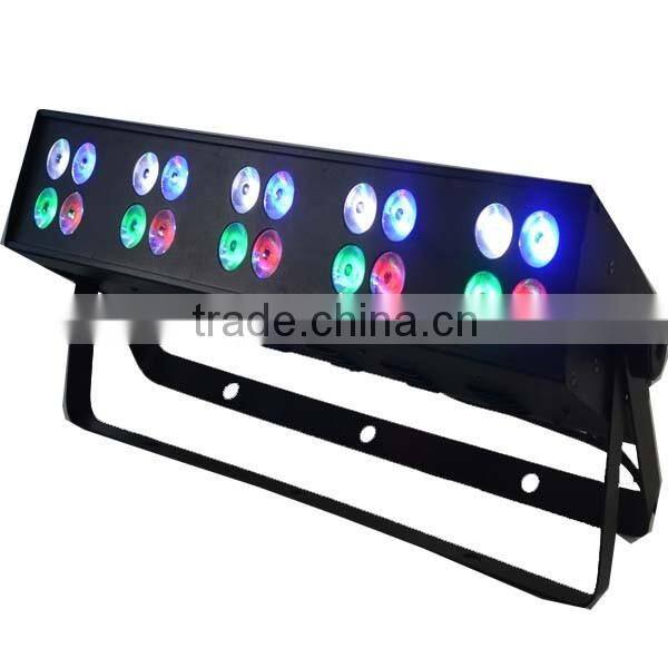 20x3w wash wall light quad stage lighting par can