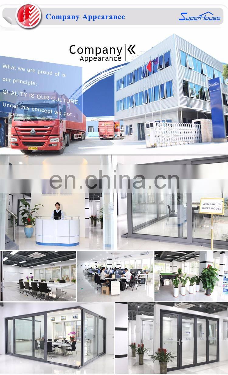 Superhouse Supplier Double Glazing/triple Glass Internal Doors China Sliding Aluminum Alloy Exterior Finished