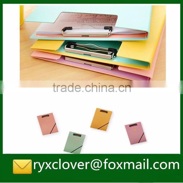 Eco-friendly PP office stationery A4 size plastic hospital writing clipbroad