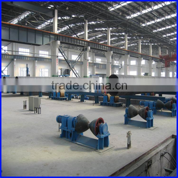 Flange connection inside PE plastic coated hot water transfer steel pipe