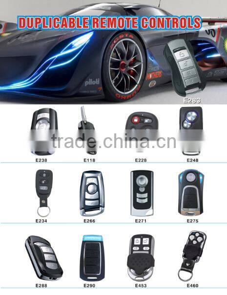 Low price universal Rf 433mhz duplicate remote control with blue light