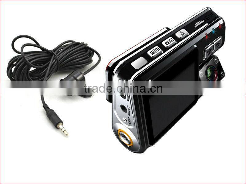 New version HD G-sensor GPS dual camera night vision 1080p hd gps car camcorder