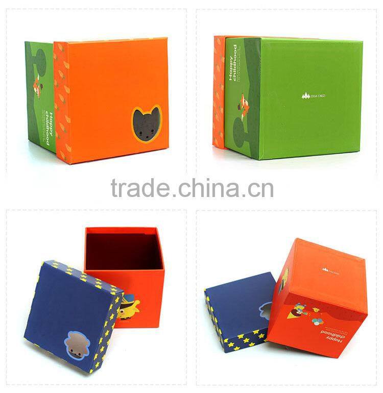 colorful children gift paper box
