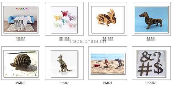 paper made high quality mark shape photo display board