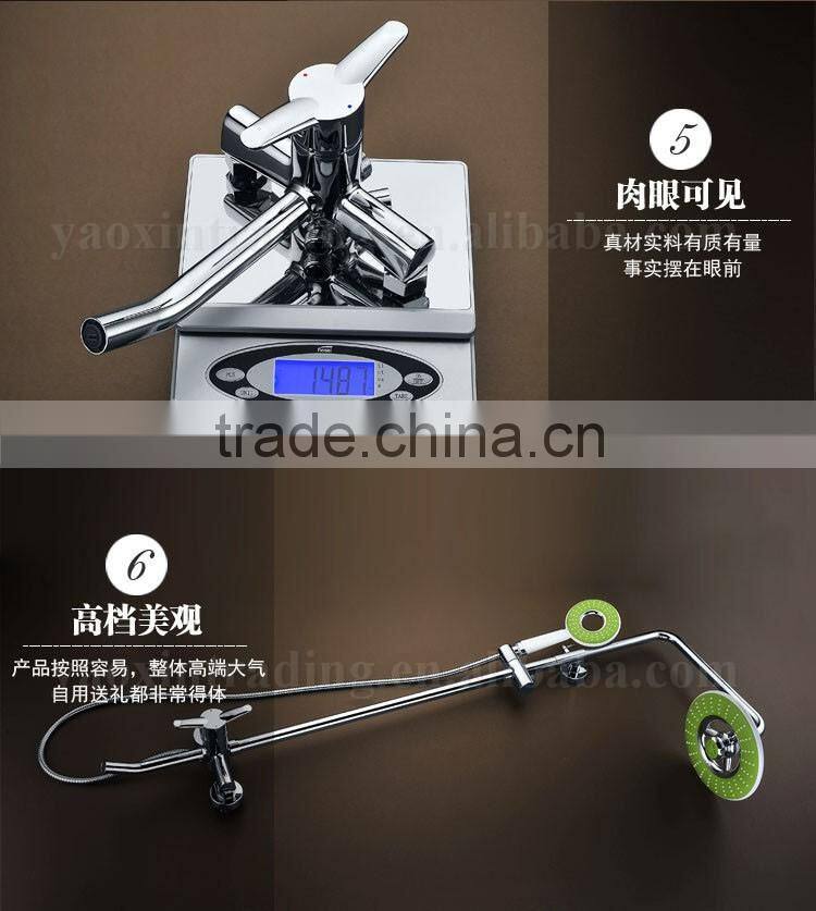Bath shower faucets, rain shower head set, cheap but good quality shower head set