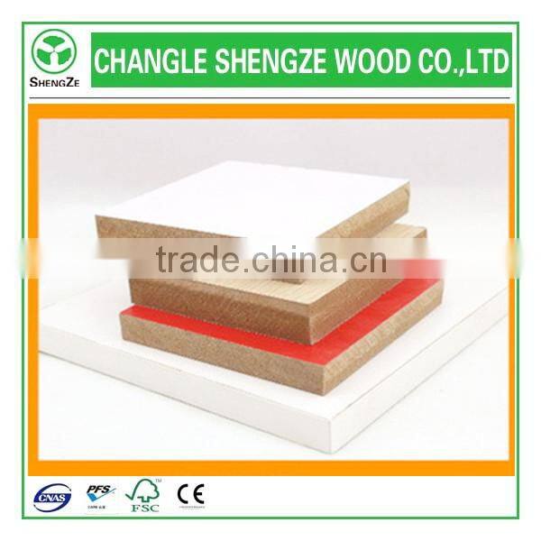 1220*2440 high quality colorful melamine faced MDF board