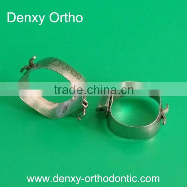 tube with sheath orthodontic band with cleat