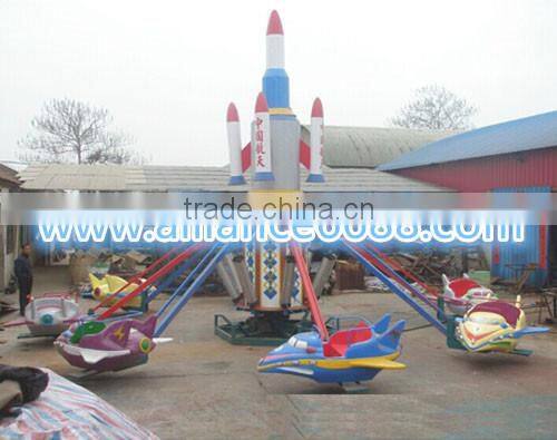 popular plane kiddie park equipment ride plane