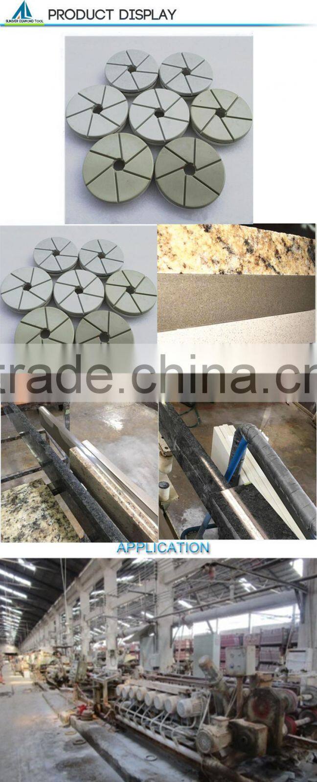 Italy Tech resin bond Auto edge grinding wheel for granite, marble, engineer stone