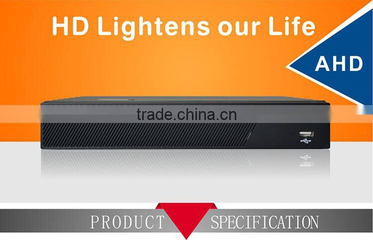 Hybrid ip ahd analog cctv system 720P ccrv ahd dvr 4ch