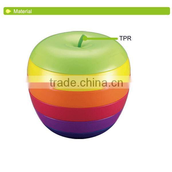 D650 Colorful Apple Cheap Plastic Dish Plastic Dishes Melamine Dish Set