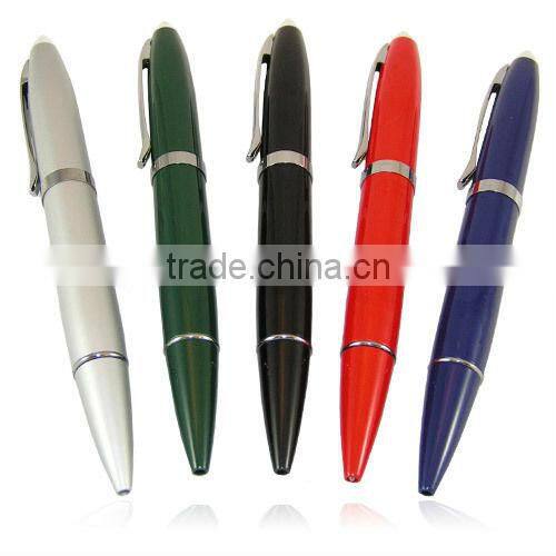 Popular promotional gift ballpen usb flash memory drive
