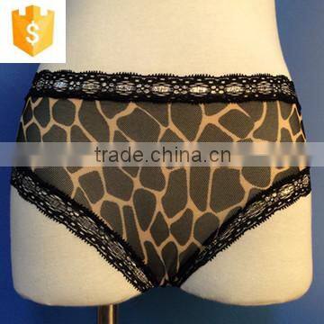 Lace mesh lady sex panty/hot women transparent panties