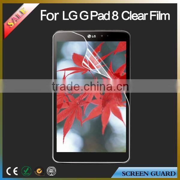 Lcd anti-glare ultra clear screen protector/film for LG G pad 8.0