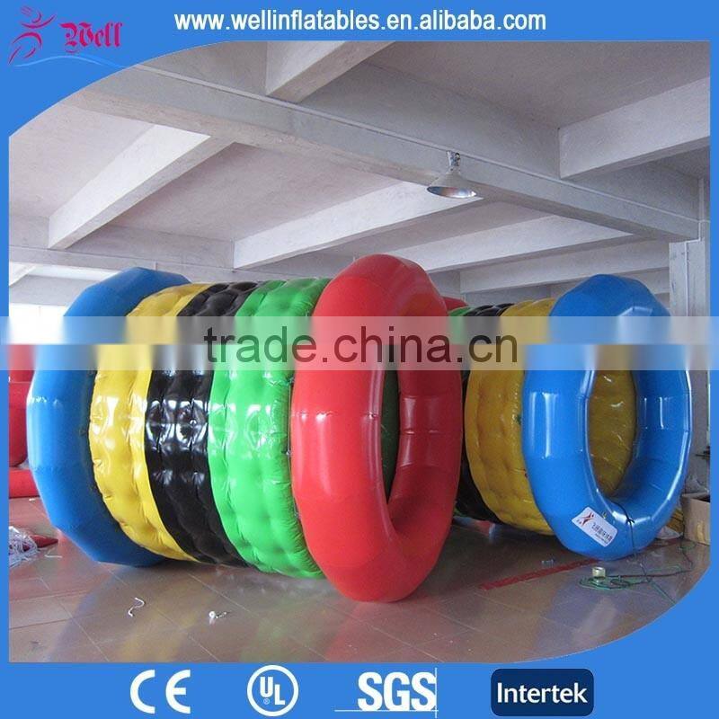 2016 wholesale water game inflatable water roller ball