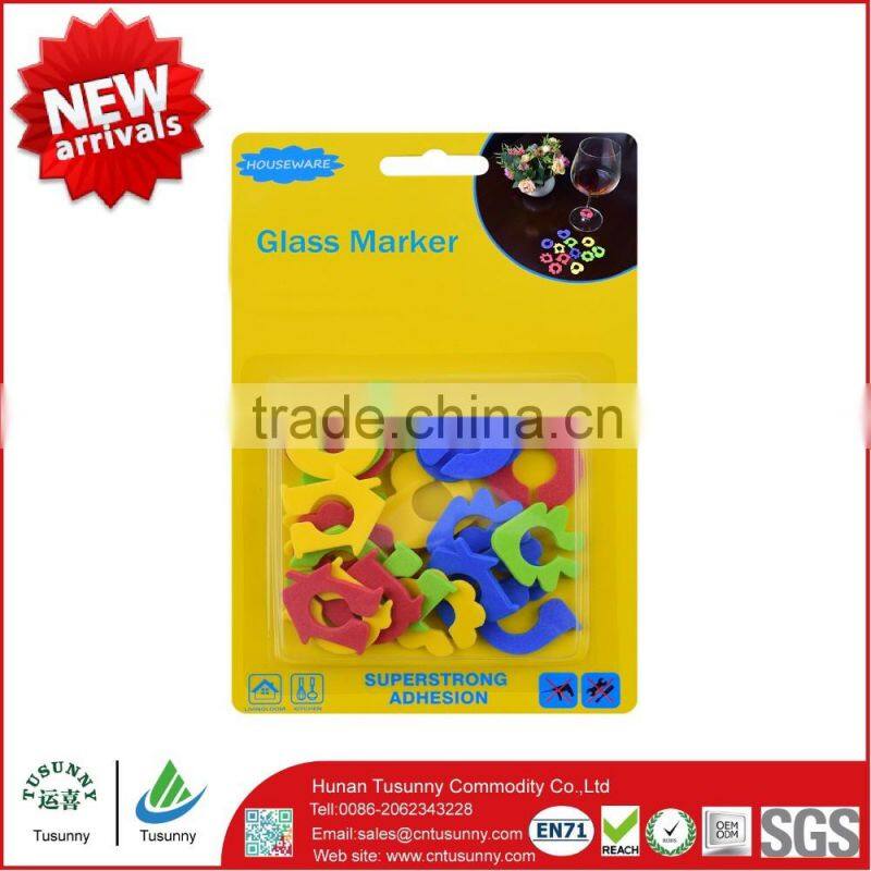 Good quality marker wine glass marker set for party