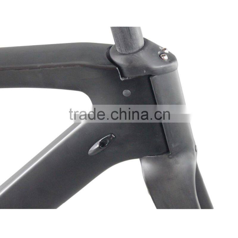 2016 new trend carbon road bike frame aerodynamic racing bicycle frameset AERO004